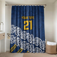 New Zealand Rugby Pacific Custom Bathroom Set Kahupeka Maori Kowhaiwhai Pattern - Polynesian Pride
