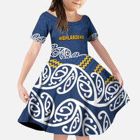 New Zealand Rugby Pacific Custom Family Matching Puletasi and Hawaiian Shirt Kahupeka Maori Kowhaiwhai Pattern