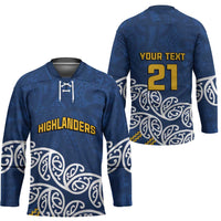 New Zealand Rugby Pacific Custom Hockey Jersey Kahupeka Maori Kowhaiwhai Pattern LT9 - Polynesian Pride