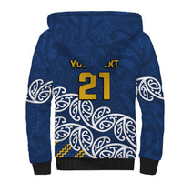 New Zealand Rugby Pacific Custom Sherpa Hoodie Kahupeka Maori Kowhaiwhai Pattern