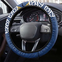 New Zealand Rugby Pacific Steering Wheel Cover Kahupeka Maori Kowhaiwhai Pattern