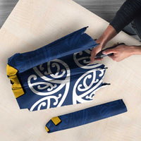 New Zealand Rugby Pacific Custom Umbrella Kahupeka Maori Kowhaiwhai Pattern LT9 - Polynesian Pride