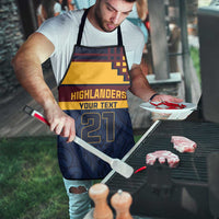 New Zealand Rugby Pacific Custom Apron Kahupeka Retro 2025 Taniko Motif LT9 - Polynesian Pride