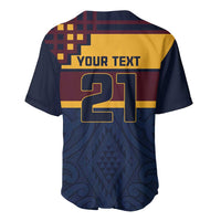 New Zealand Rugby Pacific Custom Baseball Jersey Kahupeka Retro 2025 Taniko Motif
