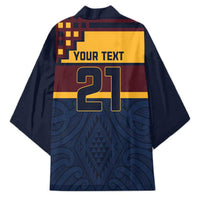 New Zealand Rugby Pacific Custom Kimono Kahupeka Retro 2025 Taniko Motif - Polynesian Pride