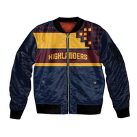 New Zealand Rugby Pacific Custom Sleeve Zip Bomber Jacket Kahupeka Retro 2025 Taniko Motif