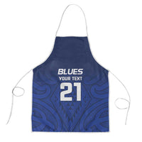 New Zealand Rugby Pacific Custom Apron Kahurangi Auckland All Blue LT9 Blue - Polynesian Pride