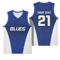 New Zealand Rugby Pacific Custom Basketball Jersey Kahurangi Auckland All Blue LT9 - Polynesian Pride