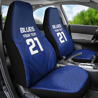New Zealand Rugby Pacific Custom Car Seat Cover Kahurangi Auckland All Blue
