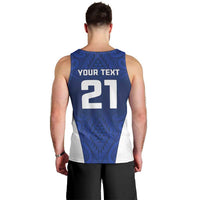 New Zealand Rugby Pacific Custom Men Tank Top Kahurangi Auckland All Blue