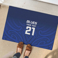 New Zealand Rugby Pacific Custom Rubber Doormat Kahurangi Auckland All Blue