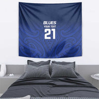 New Zealand Rugby Pacific Custom Tapestry Kahurangi Auckland All Blue