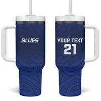 New Zealand Rugby Pacific Custom Tumbler With Handle Kahurangi Auckland All Blue