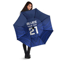 New Zealand Rugby Pacific Custom Umbrella Kahurangi Auckland All Blue LT9 - Polynesian Pride