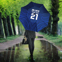 New Zealand Rugby Pacific Custom Umbrella Kahurangi Auckland All Blue LT9 - Polynesian Pride