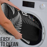 New Zealand Rugby Custom Bathroom Set Glory Be To Black Silver-fern - Polynesian Pride