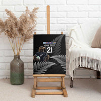 New Zealand Rugby Custom Canvas Wall Art Glory Be To Black Silver-fern LT9 - Polynesian Pride