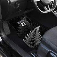New Zealand Rugby Custom Car Mats Glory Be To Black Silver-fern - Polynesian Pride