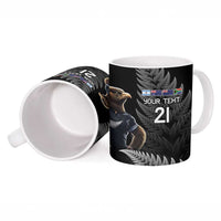 New Zealand Rugby Custom Ceramic Mug Glory Be To Black Silver-fern - Polynesian Pride