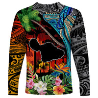 Hawaii Strong Maui Wildfire Long Sleeve Shirt Pray For Lahaina Maui LT9 - Polynesian Pride