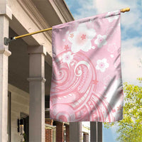 Japan Sakura Floral with Polynesian Vibe Garden Flag LT9 House Flag Pink - Polynesian Pride