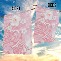 Japan Sakura Floral with Polynesian Vibe Garden Flag LT9 - Polynesian Pride