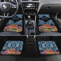 Personalised Nukuoro Micronesia Atoll Car Mats with Pacific Coral Reef