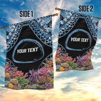 Personalised Nukuoro Micronesia Atoll Garden Flag with Pacific Coral Reef LT9 - Polynesian Pride