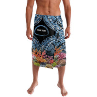 Personalised Nukuoro Micronesia Atoll Lavalava with Pacific Coral Reef