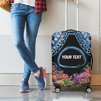 Personalised Nukuoro Micronesia Atoll Luggage Cover with Pacific Coral Reef LT9 - Polynesian Pride