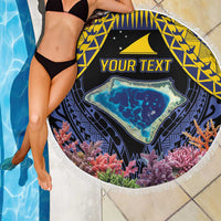 Tokelau Atafu Atoll Personalised Beach Blanket Pacific Coral Reef Vibe LT9 - Polynesian Pride