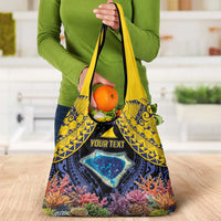 Tokelau Atafu Atoll Personalised Grocery Bag Pacific Coral Reef Vibe