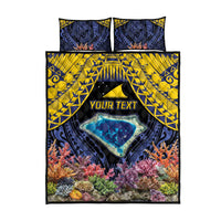 Tokelau Atafu Atoll Personalised Quilt Bed Set Pacific Coral Reef Vibe