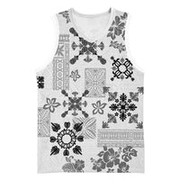 Hawaii Tapa Tribal Basketball Jersey With Hawaiian Quilt Pattern Black - Polynesian Pride