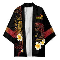 Personalised Papua New Guinea Sepik Kimono Plumeria Floral Tribal Pattern - Polynesian Pride