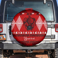 Personalised Tonga Kilisimasi Fiefia Spare Tire Cover Merry Christmas with Turtle Ngatu Pattern LT9 - Polynesian Pride