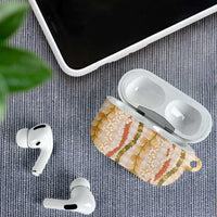 Hawaiian Ohia Lehua Lei AirPods Case Plaid Palaka Ahiehie Pattern LT9 - Polynesian Pride