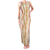 Hawaiian Ohia Lehua Lei Family Matching Tank Maxi Dress and Hawaiian Shirt Plaid Palaka Ahiehie Pattern - Polynesian Pride