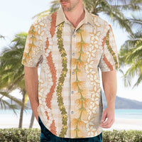 Hawaiian Ohia Lehua Lei Hawaiian Shirt Plaid Palaka Ahiehie Pattern LT9 - Polynesian Pride