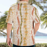 Hawaiian Ohia Lehua Lei Hawaiian Shirt Plaid Palaka Ahiehie Pattern LT9 - Polynesian Pride