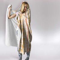 Hawaiian Ohia Lehua Lei Hooded Blanket Plaid Palaka Ahiehie Pattern - Polynesian Pride