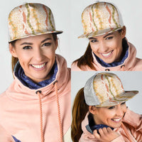 Hawaiian Ohia Lehua Lei Mesh Trucker Cap Plaid Palaka Ahiehie Pattern - Polynesian Pride