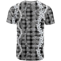 Hawaiian Ohia Lehua Lei T Shirt Plaid Palaka Eleele Pattern LT9 - Polynesian Pride