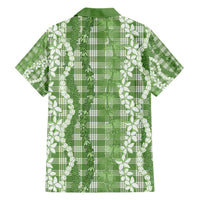Hawaiian Ohia Lehua Lei Hawaiian Shirt Plaid Palaka Omaomao Pattern LT9 - Polynesian Pride