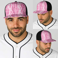 Hawaiian Ohia Lehua Lei Baseball Net Cap Plaid Palaka Akala Pattern - Polynesian Pride