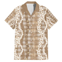 Hawaiian Ohia Lehua Lei Hawaiian Shirt Plaid Palaka Kalaihaahaa Pattern - Polynesian Pride