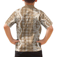 Hawaiian Ohia Lehua Lei Hawaiian Shirt Plaid Palaka Kalaihaahaa Pattern - Polynesian Pride
