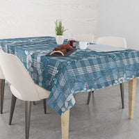 Hawaiian Ohia Lehua Lei Tablecloth Plaid Palaka Uliuli Omaomao Pattern - Polynesian Pride