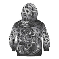 Aotearoa Maori Hei Tiki Kid Hoodie Kiwikiwi Kowhaiwhai Puhoro Motif LT9 - Polynesian Pride
