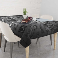 Aotearoa Maori Hei Tiki Tablecloth Kiwikiwi Kowhaiwhai Puhoro Motif LT9 - Polynesian Pride